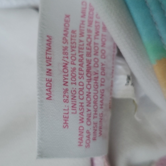 NWT Stoney Clover Lane Tie Dye High Cut Cheeky One Piece SwimSuit - Picture 6 of 8